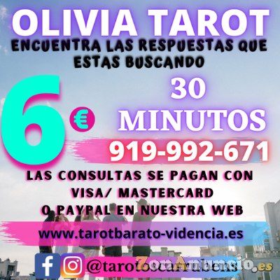 Videncia y tarot a 6 euros